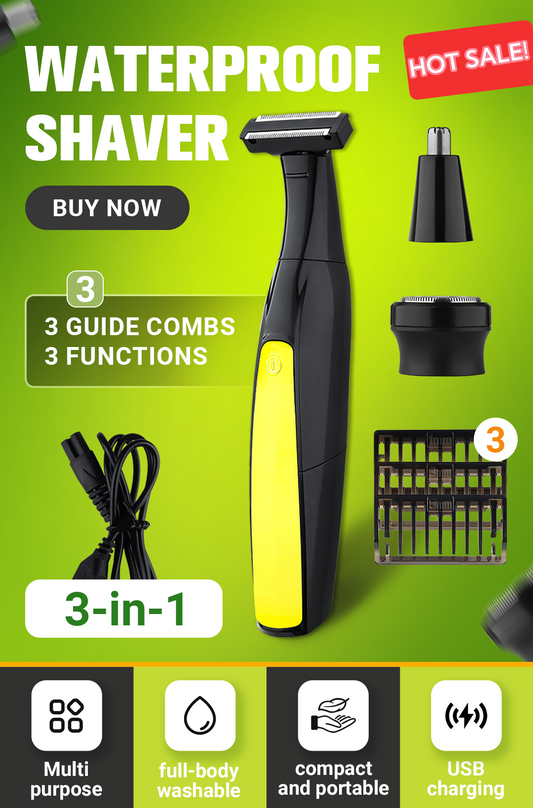🔥2025 Hot Sale🔥våt og tørr multifunksjon elektrisk barbermaskin