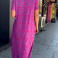 2025 trendy plus-size kjole med fasjonabelt trykk