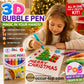 ⏳Siste dag: Kjøp 1, få 1 gratis!!🎁🔮 Magic Pen – tegn i 3D med ett strøk!🎄 DIY-penner for «boble-popcorn»-effekt 🔥