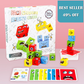 🎁5D Puslespill Pedagogisk Ansiktsskiftende Familiespill🧩