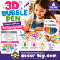 ⏳Siste dag: Kjøp 1, få 1 gratis!!🎁🔮 Magic Pen – tegn i 3D med ett strøk!🎄 DIY-penner for «boble-popcorn»-effekt 🔥