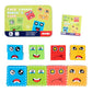 🎁5D Puslespill Pedagogisk Ansiktsskiftende Familiespill🧩