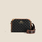 Motefull diamantmønster stor kapasitet 3-lags crossbody-veske