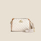Motefull diamantmønster stor kapasitet 3-lags crossbody-veske