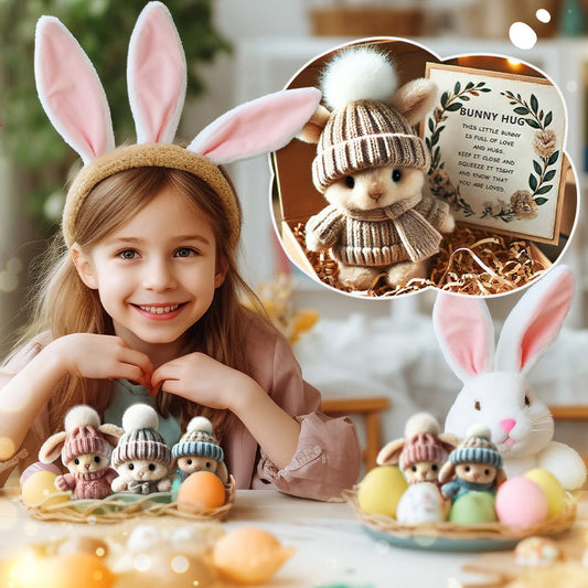 🐇 Mini Bunny Håndlaget klem Søt påskegave🎁