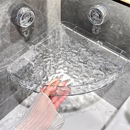 No-Drill Clear Wall Caddy: Borfri, flyttbar og multifunksjonell oppbevaring av trekanter og rektangler