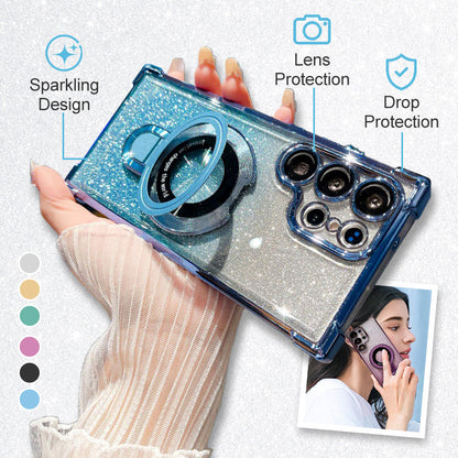Magnetisk gradient glitterdeksel til mobiltelefoner