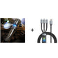 🔦 LED-lommelykt med sterkt lys og uttrekkbar lys | Megasalg ved årets slutt, 40 % rabatt | Zoombar stråle og justerbar lengde | Oppladbar for utendørs bruk og nødsituasjoner 🚀✨