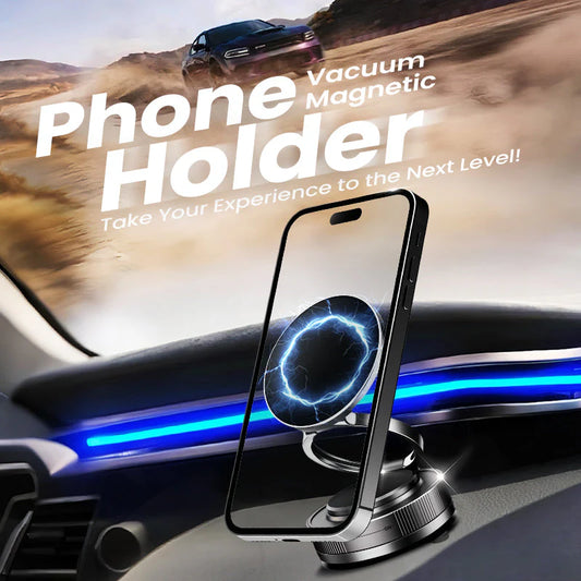 360° justerbar magnetisk telefonholder med vakuum