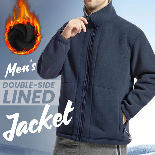 🎄🎅Passer for både menn og kvinner🎁 Unisex varmjakke med to lag (50 % rabatt)