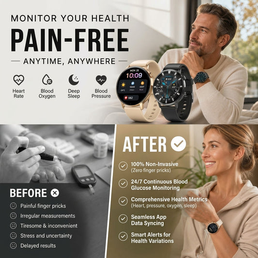 ⌚ 50 % rabatt akkurat nå! ⚡ Multifunksjonell smartklokke