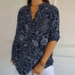 🌸50 000+ kvinner elsker det | 50 % RABATT | Printet bluse for daglig eleganse – Blomsterprint, myk, S-4XL ✨