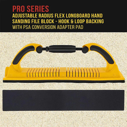 Justerbar radius Flex Longboard håndslipefilblokk håndsliper