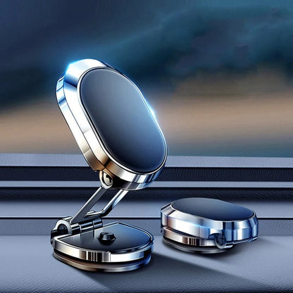 🚗 50 % rabatt! Magnetisk biltelefonholder – Sikkert grep, uhindret sikt! 📱 360° roterbar, sammenleggbar og praktisk justerbar med én hånd 🧲