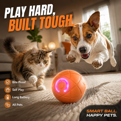 🥳STORSALG 2026🥳💞Over 50 000 solgt! 🐾⚡ 50 % rabatt! Smart, selvsprettende ball til kjæledyr – fjernstyrt, 3 interaktive moduser og tyggebestandig! 🛡️✅