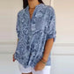 🌸50 000+ kvinner elsker det | 50 % RABATT | Printet bluse for daglig eleganse – Blomsterprint, myk, S-4XL ✨
