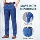 🔥Hot Sales - 49% OFF🔥Herrejeans med høy midje og rett snitt