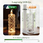 4-delt romantisk LED-krystalllyssett