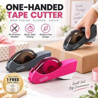 🎁 Siste sjanse: 49 % rabatt ✨✂️ Bærbar enhånds-tapeholder – rask, ryddig og batterifri