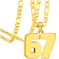 Halskjede med 67 tall – et statement-plagg for enhver fashionista