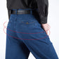 🔥Hot Sales - 49% OFF🔥Herrejeans med høy midje og rett snitt