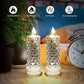 4-delt romantisk LED-krystalllyssett