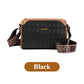 Motefull diamantmønster stor kapasitet 3-lags crossbody-veske