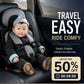 👶 50% RABATT – Bærbart bilsete for barn – justerbart – pustende mesh – 5-punkts sele – lett og kompakt – for fly, tog og bil – passer 0–12 år