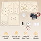 🚀 DIY solcelledrevet satellittmodellvitenskapssett i tre🌍