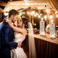 4-delt romantisk LED-krystalllyssett