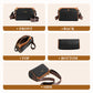 Motefull diamantmønster stor kapasitet 3-lags crossbody-veske