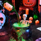 ✨🎃Halloween-dekorasjoner innendørs - Heksegryte med magiske flytende eliksirflasker og tåkemaker