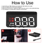 ⏳2025 Ny – Spar 50 %🔥Bil HUD Speedometer Display Frontruteprojektor🚗