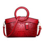 🔥 2025 Hot Salg 🔥 Stor kapasitet Vintage Luxury Crocodile Leather Vintage Handbag