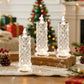 4-delt romantisk LED-krystalllyssett