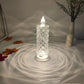 4-delt romantisk LED-krystalllyssett