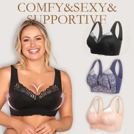 💥Kjøp 2 få 1 gratis🔥3 stk💥Ultimate Lift Stretch Full Shape Sømløs blonde-BH