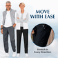 💖VARMT SALG 50 % AVSLAG💖Unisex ultra-stretch pustende fritidsbukse
