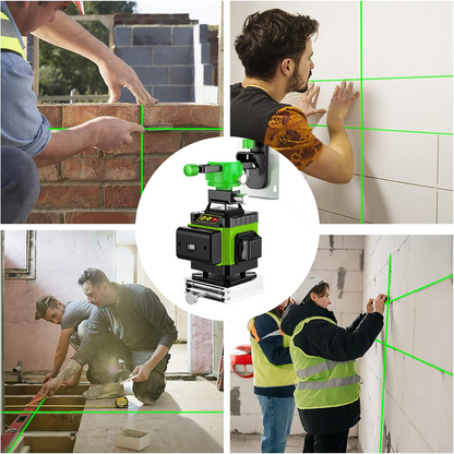 📐🔦360-graders laser-vaterpass for utendørs bruk – til bygge- og flisleggingsarbeid📐✨