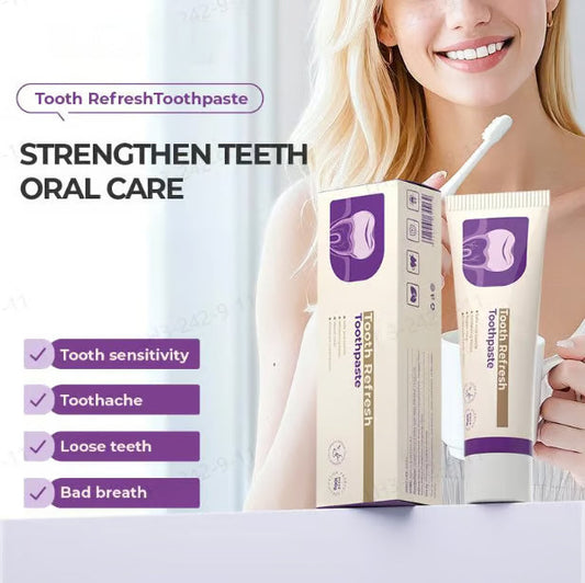 😁🦷Kreain Nature Oral Care tannkrem, frisk pust, forhindrer tannløsning, naturlige ingredienser, skånsom pleie