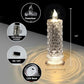 4-delt romantisk LED-krystalllyssett