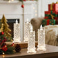 4-delt romantisk LED-krystalllyssett