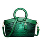 🔥 2025 Hot Salg 🔥 Stor kapasitet Vintage Luxury Crocodile Leather Vintage Handbag