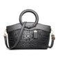 🔥 2025 Hot Salg 🔥 Stor kapasitet Vintage Luxury Crocodile Leather Vintage Handbag