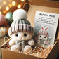 🐇 Mini Bunny Håndlaget klem Søt påskegave🎁