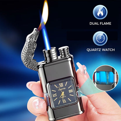 Vintage klokke vindtett lighter