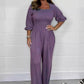 🌸Vårtilbud 49% rabatt🌸 Sommer jumpsuit med elastisk midje for kvinner