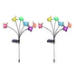 Utendørs vanntett Butterfly Ground Pole Lampe
