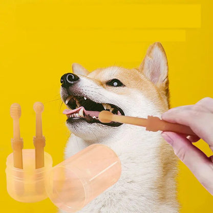 🔥Hot Sale 🔥Hundetannbørste med tungeskrape