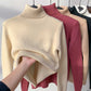 🎅Julespesialer 49% OFF🎁Vinter fleece tykk strikket bunnskjorte